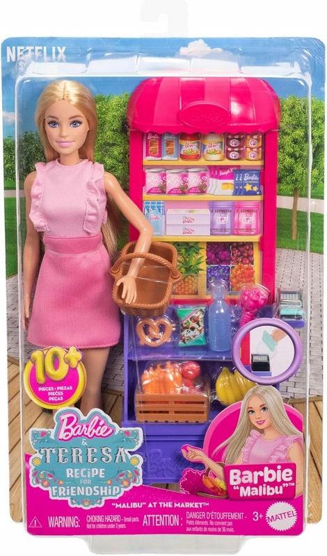 Nákupná sada Barbie Malibu JCT05 s príslušenstvom Mattel